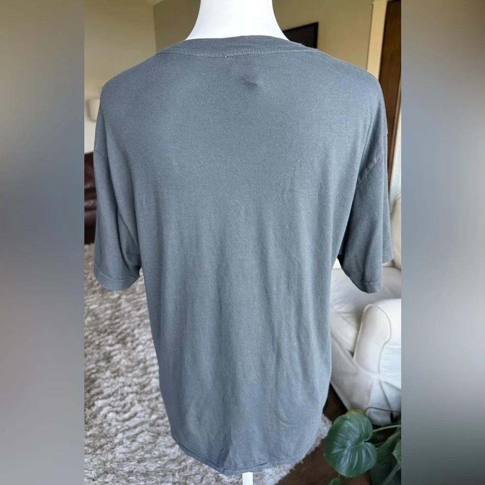 LetLuv SMALL Washed Black Johnny Cash Graphic Tee - Picture 3 of 7